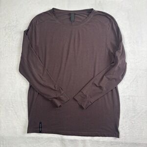 Alphalete Sparrow Plum LS Active Top Shirt Athletic Activewear Men's Large